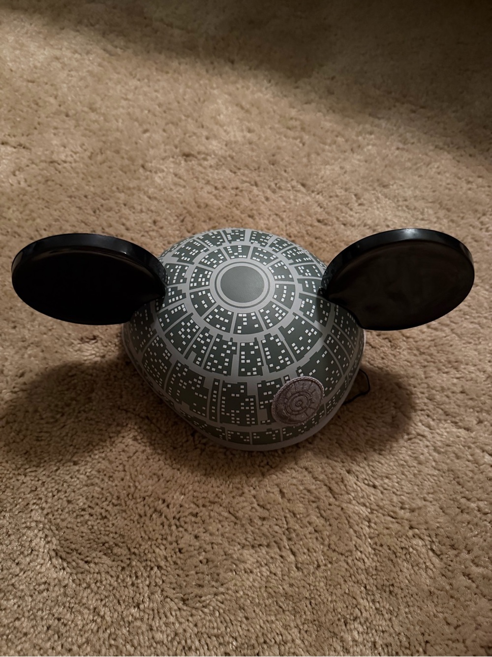 Star Wars Death Star Mickey Ears Hat - Gray and Black